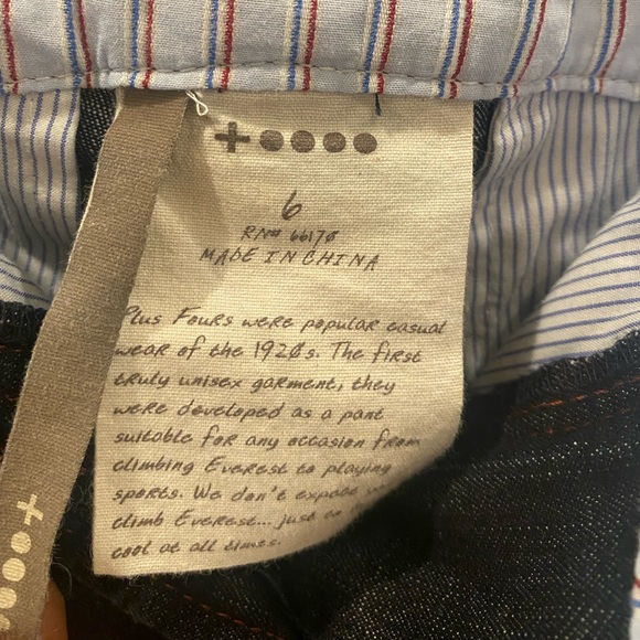 Anthropologie Denim Shorts with Rust Stitching - Picture 6 of 8